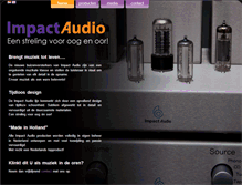 Tablet Screenshot of impact-audio.nl